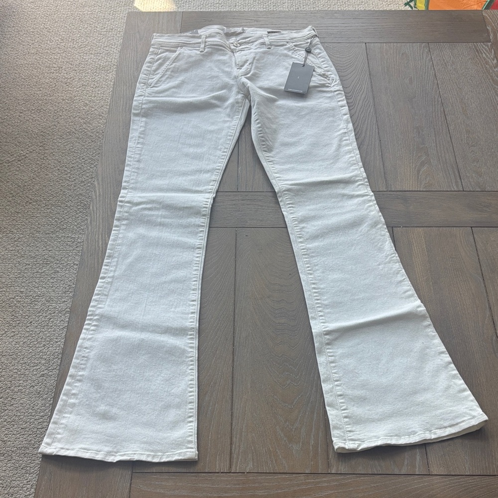 Women’s Flare Jeans in Light Gray - Stylish Everyday Fit 34” inseam